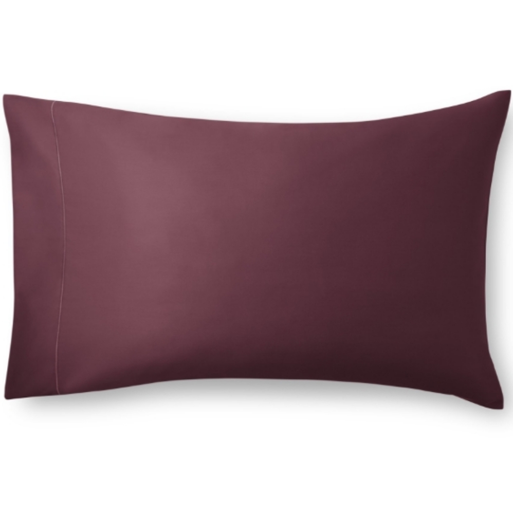 Better Homes & Gardens cotton standard/ queen pillowcase set Metropolis Burgundy